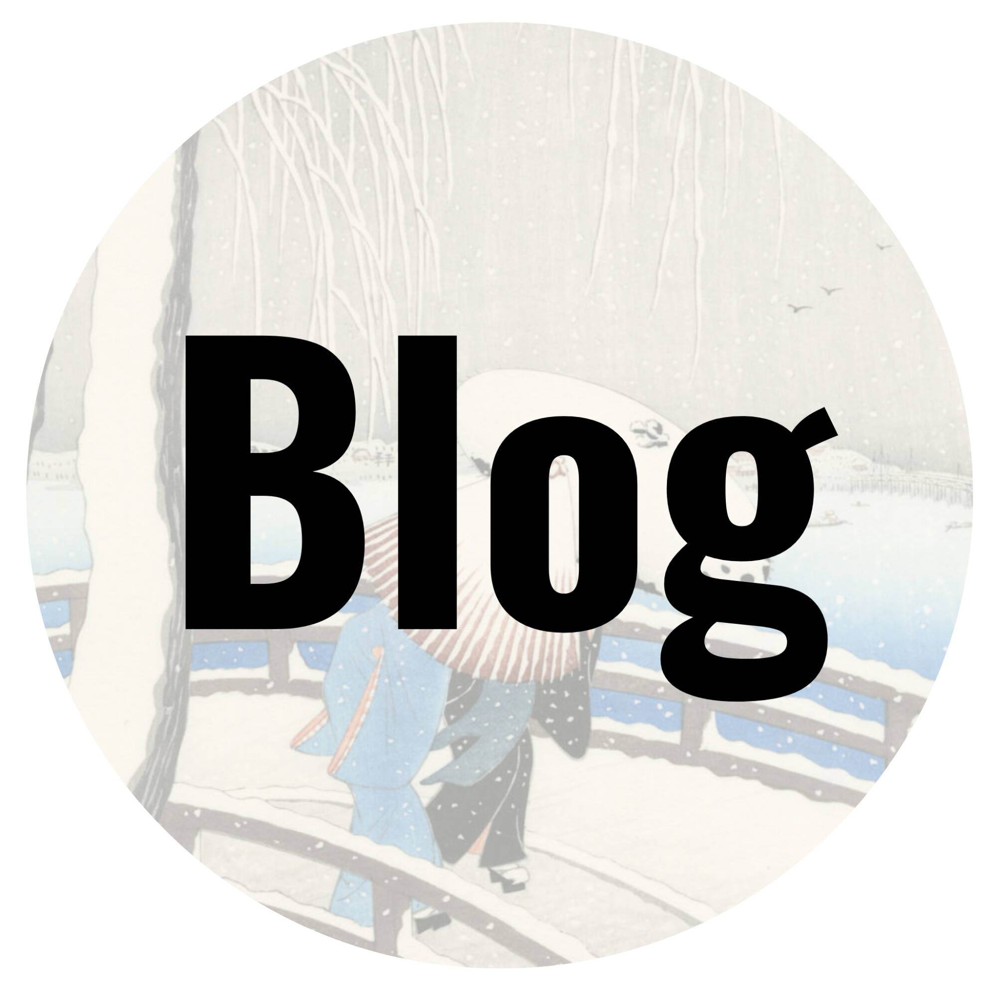 Click to read the blog "Ame: Japanese Weather in Woodblock Prints"